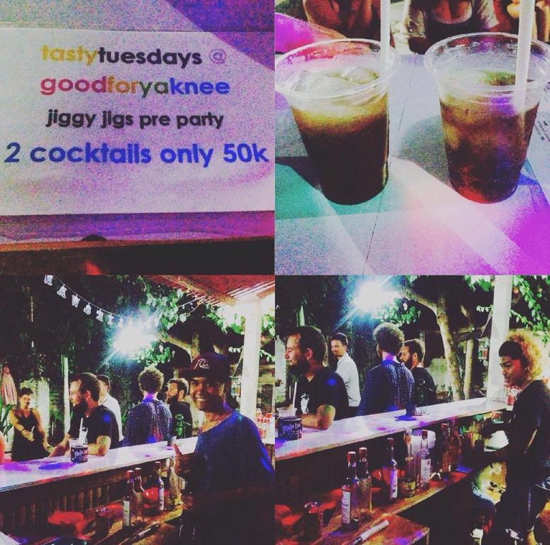 Good For Ya Knee Hostel & Bungalows (Adults Only) Gili Trawangan Eksteriør billede